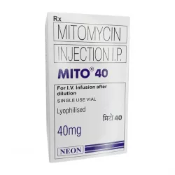 Митомицин (Mitomycin 40mg) порошок д/пригот. р-ра д/инъекц 40мг фл 1шт в Нижнем Новгороде и области фото