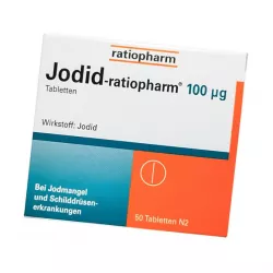 Йодид Ратиофарм (Калия Йодид) ГЕРМАНИЯ Ratiopharm 100мкг таб. №50 в Нижнем Новгороде и области фото
