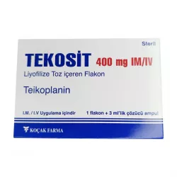 Тейкопланин Текозит :: Tekosit лиофилизат для инъекций 400мг №1 в Нижнем Новгороде и области фото