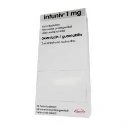 Интунив Intuniv ретард таб. 1мг N28 в Нижнем Новгороде и области фото