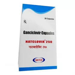 Ганцикловир таблетки (капсулы) Natclovir 250мг №30 в Нижнем Новгороде и области фото
