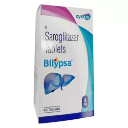 Сароглитазар Bilypsa :: Lipaglyn, Липаглин аналог :: 4мг таб. №45 в Нижнем Новгороде и области фото
