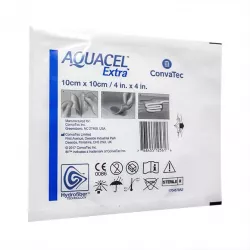 Аквасель (Aquacel Ag Extra) с серебром Экстра Гидрофайбер повязка 10х10см №1 в Нижнем Новгороде и области фото